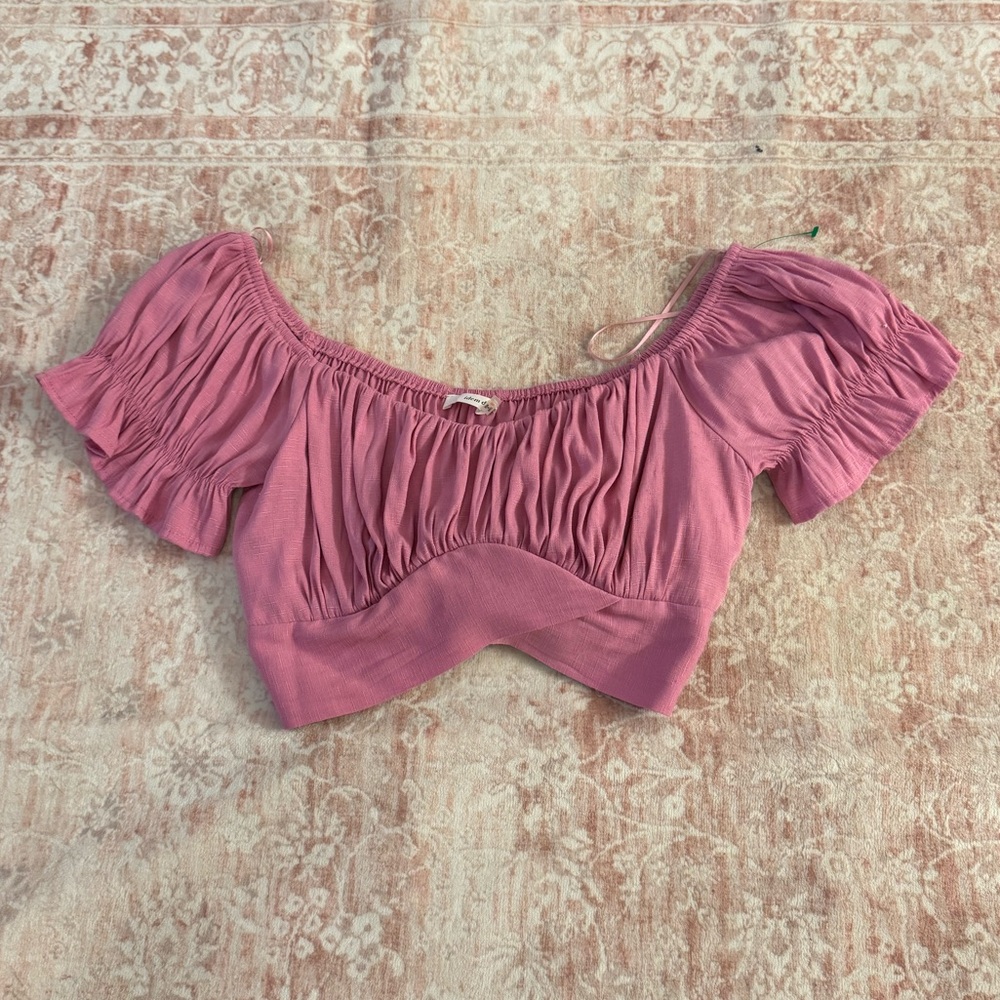 Cropped tie top